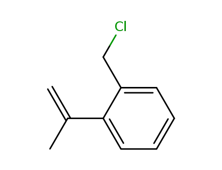 Molecular Structure of 866314-49-0 (Benzene, 1-(chloromethyl)-2-(1-methylethenyl)-)