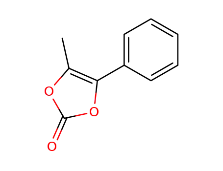 Molecular Structure of 40352-53-2 (1,3-Dioxol-2-one, 4-methyl-5-phenyl-)