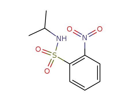 Molecular Structure of 23530-42-9 (N-ISOPROPYL-2-NITROBENZENESULPHONAMIDE)