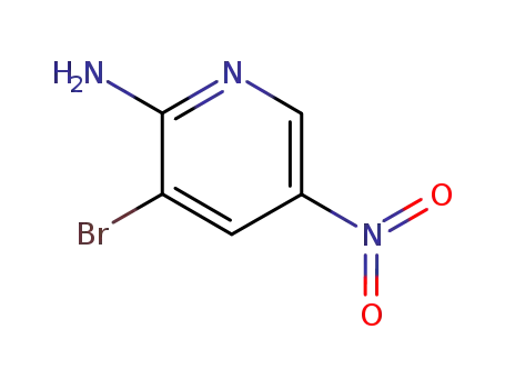 Molecular Structure of 15862-31-4 (2-Amino-3-bromo-5-nitropyridine)