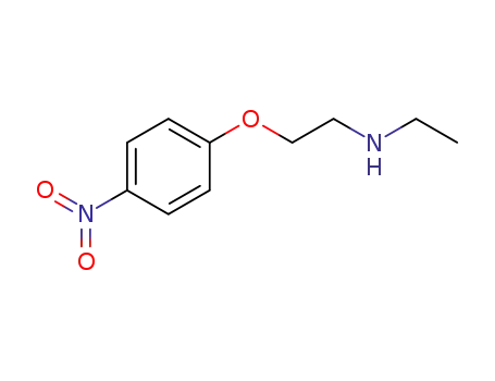 Molecular Structure of 60814-18-8 (Ethanamine, N-ethyl-2-(4-nitrophenoxy)-)