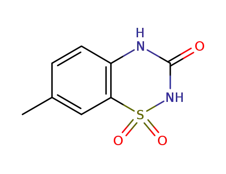 2H-1,2,4-Benzothiadiazin-3(4H)-one, 7-methyl-, 1,1-dioxide