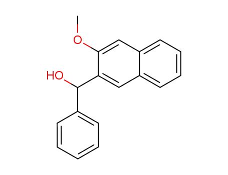 Molecular Structure of 123239-66-7 ((3-methoxynaphthalen-2-yl)phenylmethanol)