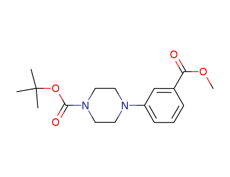 4-[3-(Methoxycarbonyl)phenyl]-1-piperazinecarboxylic acid, 1,1-dimethylethyl ester
