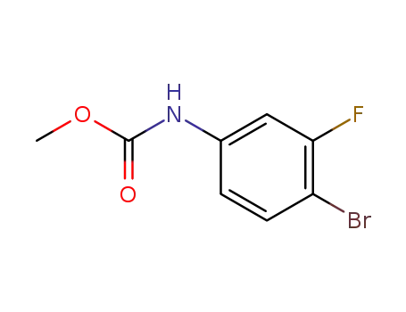 Molecular Structure of 396076-65-6 ((4-bromo-3-fluoro-phenyl)-carbamic acid methyl ester)