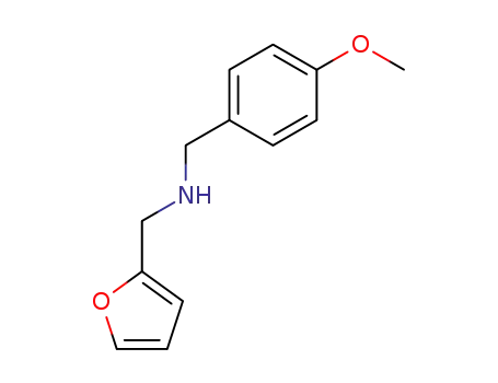 Molecular Structure of 225236-03-3 (FURAN-2-YLMETHYL-(4-METHOXY-BENZYL)-AMINE)