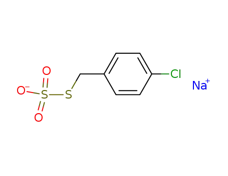 Molecular Structure of 14752-65-9 (sodium S-(4-chlorobenzyl) thiosulfate)