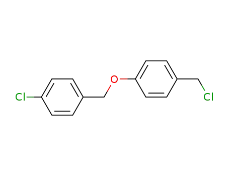 Molecular Structure of 77350-60-8 (Benzene, 1-chloro-4-[[4-(chloromethyl)phenoxy]methyl]-)