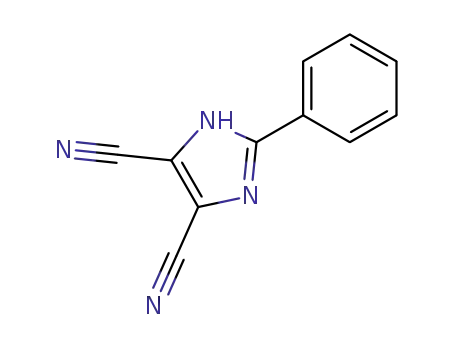 Molecular Structure of 50847-06-8 (2-PHENYL-1H-IMIDAZOLE-4,5-DICARBONITRILE)