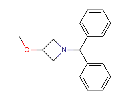 Molecular Structure of 36476-82-1 (1-(Diphenylmethyl)-3-methoxyazetidine)