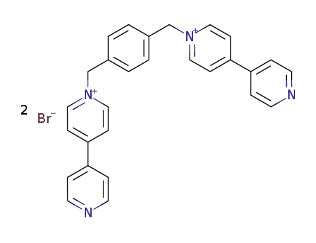 Molecular Structure of 106867-97-4 (1,1'-[1,4-PHENYLENEBIS(METHYLENE)]BIS(4,4'-BIPYRIDINIUM) DIBROMIDE)