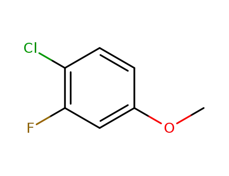 Molecular Structure of 501-29-1 (4-CHLORO-3-FLUOROANISOLE)