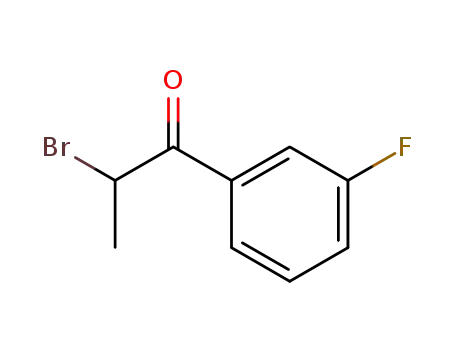 Molecular Structure of 92821-83-5 (2-bromo-3-fluoropropiophenone)