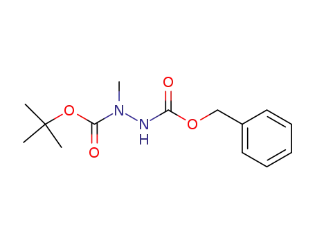 Molecular Structure of 57699-92-0 (2-benzyl 1-tert-butyl 1-methylhydrazine-1,2-dicarboxylate)