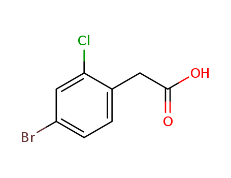 4-bromo-2-chlorophenylacetic acid cas no. 916516-89-7 98%
