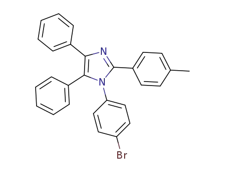 Molecular Structure of 1332655-57-8 (1-(4-bromophenyl)-2-(4-methylphenyl)-4,5-diphenyl-1H-imidazole)