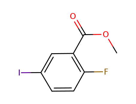 Molecular Structure of 625471-27-4 (Methyl2-fluoro-5-iodobenzoate)