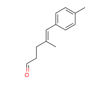 Molecular Structure of 1226911-69-8 ((E)-4-methyl-5-(p-tolyl)pent-4-enal)