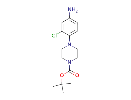 Molecular Structure of 193902-81-7 (4-(4-Boc-piperazin-1-yl)-3-chloroaniline)