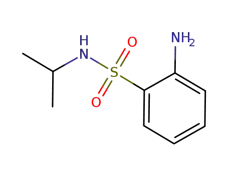 Molecular Structure of 761435-31-8 (2-amino-N-isopropylbenzenesulfonamide)