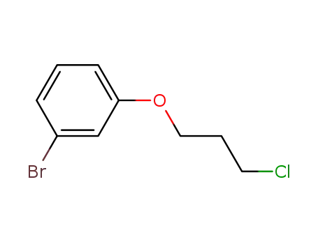 Molecular Structure of 487058-50-4 (1-bromo-3-(3-chloropropoxy)benzene)