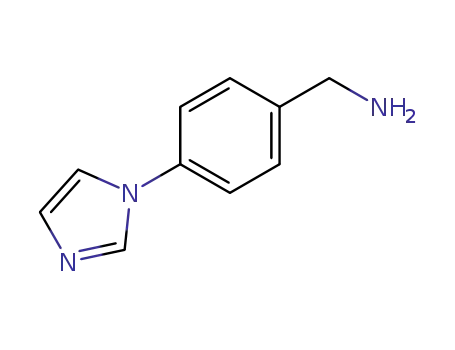 Molecular Structure of 65113-25-9 (1-[4-(1H-Imidazol-1-yl)phenyl]methanamine)