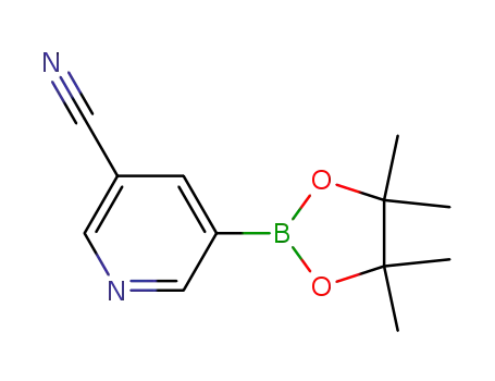 Molecular Structure of 402718-29-0 (3-CYANOPYRIDINE-5-BORONIC ACID PINACOL ESTER)