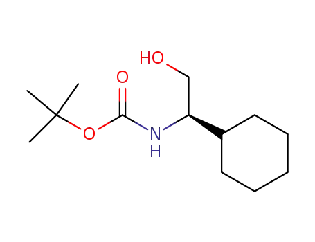 Molecular Structure of 188348-00-7 (N-Boc-D-cyclohexylglycinol)