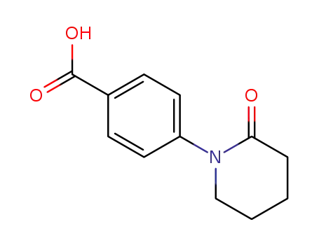 Molecular Structure of 175153-03-4 (4-(2-OXO-PIPERIDIN-1-YL)-BENZOIC ACID)