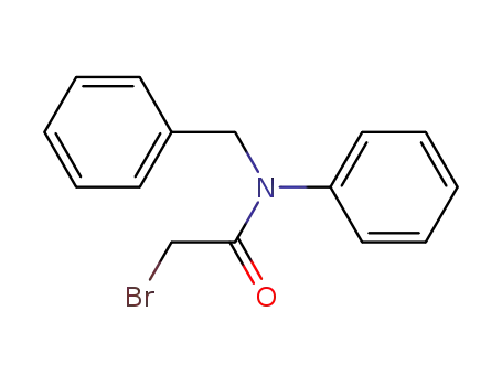 Molecular Structure of 52190-13-3 (N-benzyl-2-bromo-N-phenylacetamide)