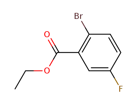 Molecular Structure of 139911-28-7 (Ethyl 2-bromo-5-fluorobenzoate)
