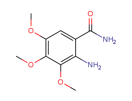 Molecular Structure of 19178-35-9 (Benzamide, 2-amino-3,4,5-trimethoxy-)