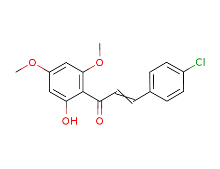Molecular Structure of 76554-31-9 (2-CHLORO-2',4',6'-TRIMETHOXYCHALCONE)