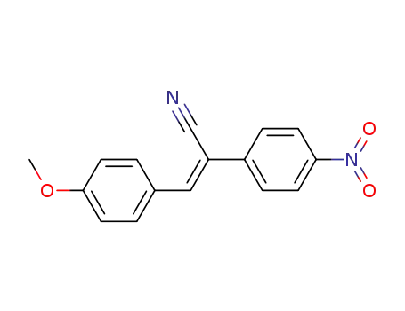 Molecular Structure of 42172-62-3 ((Z)-3-(4-methoxyphenyl)-2-(4-nitrophenyl)acrylonitrile)