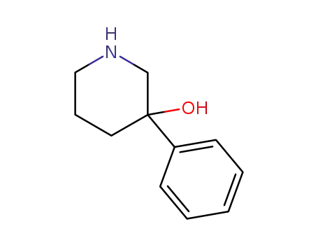 Molecular Structure of 23396-50-1 (3-HYDROXY-3-PHENYL-PIPERIDINE)