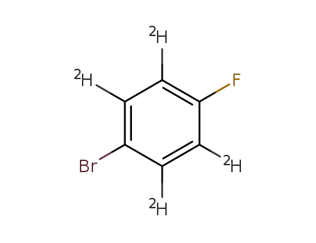 Molecular Structure of 50592-31-9 (4-BROMOFLUOROBENZENE-D4)