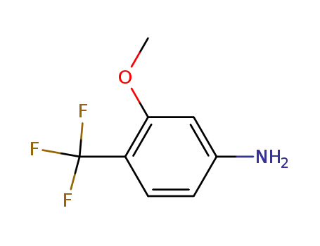 Molecular Structure of 106877-20-7 (3-Methoxy-4-(trifluoromethyl)phenylamine)