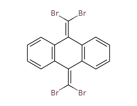Molecular Structure of 214779-03-0 (Anthracene, 9,10-bis(dibromomethylene)-9,10-dihydro-)