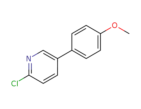 Molecular Structure of 350489-40-6 (2-CHLORO-5-(4-METHOXYPHENYL)-PYRIDINE)