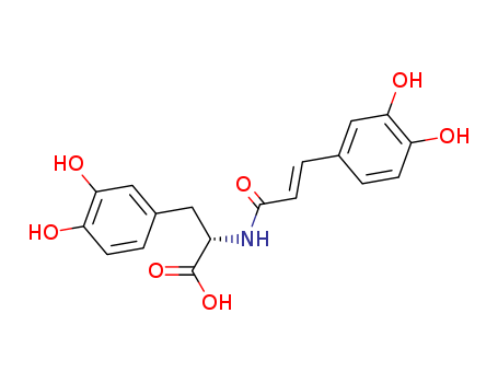 L-Tyrosine, N-[(2E)-3-(3,4-dihydroxyphenyl)-1-oxo-2-propenyl]-3-hydroxy-
