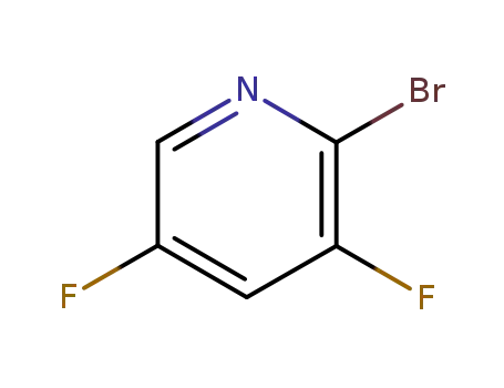 Molecular Structure of 660425-16-1 (2-Bromo-3,5-difluoropyridine)