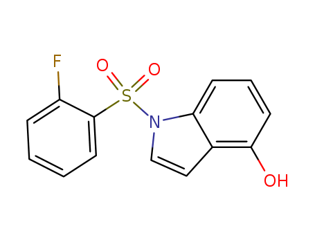 1H-Indol-4-ol, 1-[(2-fluorophenyl)sulfonyl]-