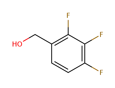 Molecular Structure of 144284-24-2 (2,3,4-Trifluorobenzyl alcohol)