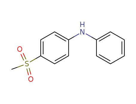 15979-81-4,4-(methylsulfonyl)-N-phenylaniline,Diphenylamine,4-(methylsulfonyl)- (8CI); N-(4-Methylsulfonylphenyl)phenylamine