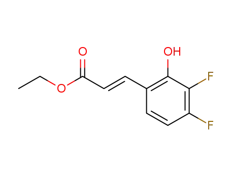 ethyl (2E)-3-(3,4-difluoro-2-hydroxyphenyl)-2-propenoate