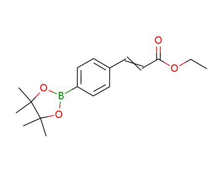 (E)-ethyl 3-(4-(4,4,5,5-tetraMethyl-1,3,2-dioxaborolan-2-yl)phenyl)acrylate