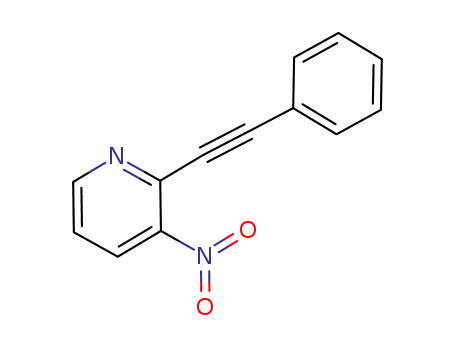 Molecular Structure of 947330-58-7 (3-Nitro-2-(phenylethynyl)pyridine)