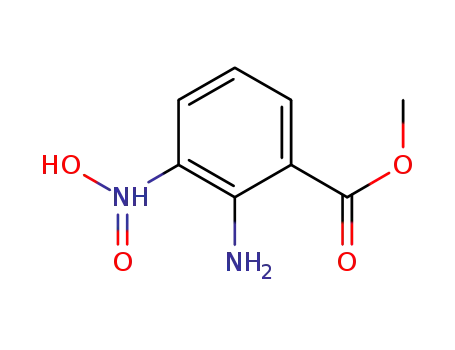 Molecular Structure of 57113-91-4 (Methyl 2-amino-3-nitrobenzoate)