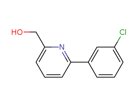 Molecular Structure of 887980-62-3 (2-Pyridinemethanol, 6-(3-chlorophenyl)-)