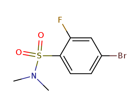 4-bromo-2-fluoo-N,N-dimethylbenzenesulfonamide